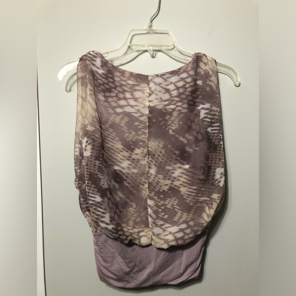 Seductions by Sirens lilac sleeveless top size S/P. - Picture 4 of 6